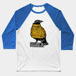 The Bejumpered Yellow Crow Baseball T-Shirt